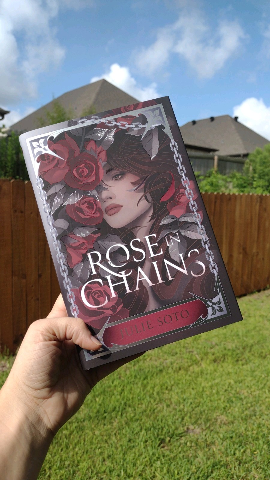 Fairyloot Rose In Chains Julie Soto Signed Romantasy Sprayed Edges Hardcover