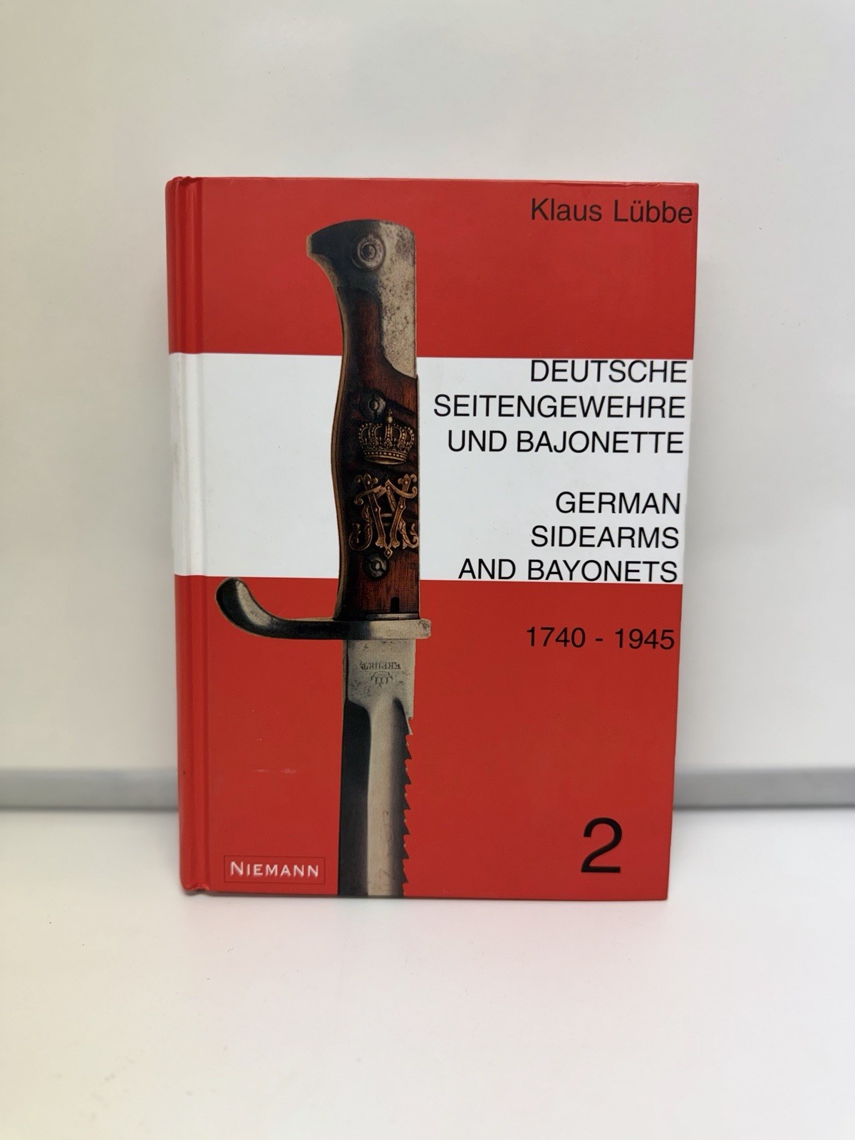 GERMAN SIDEARMS AND BAYONETS 1740 – 1945 KLAUS LUBBE hardcover Reference Book