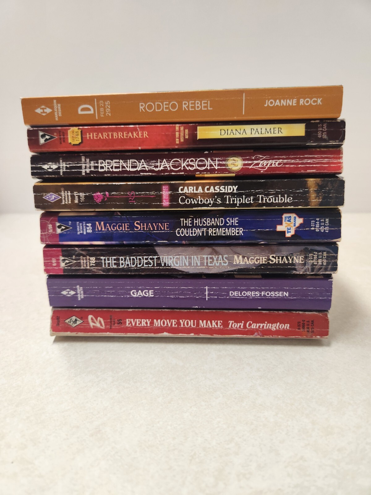 Lot of 8 Harlequin and Silhouette Cowboy Romance Books**FREE SHIPPING **