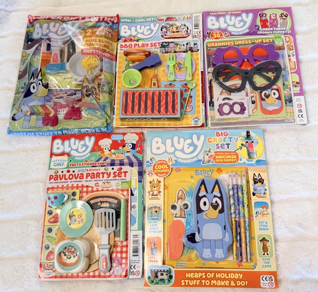 Bluey Magazines Set Of 5