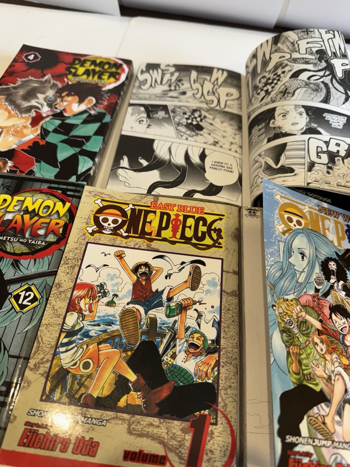 Viz Media Manga Lot Demon Slayer One Piece Shaman King Haikyu Boruto PB