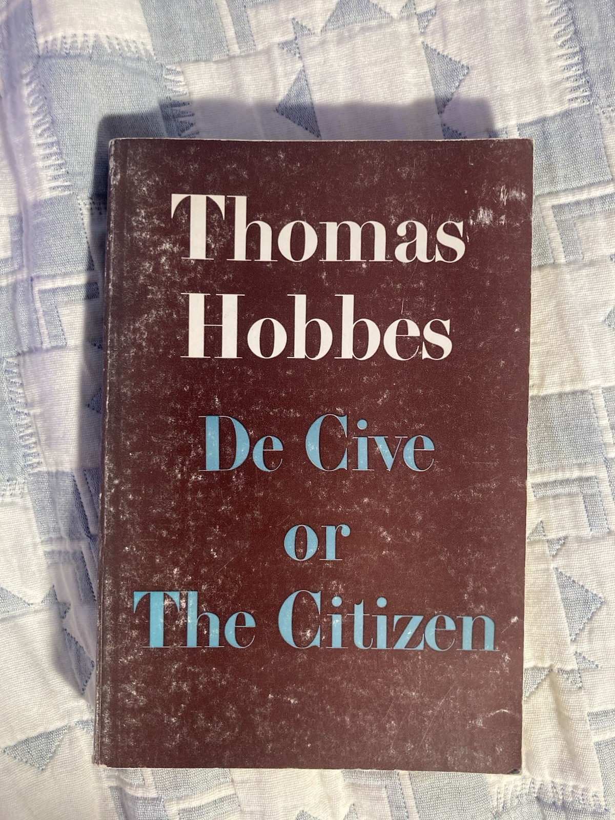 Thomas Hobbes De Cive or The Citizen 1949 pb