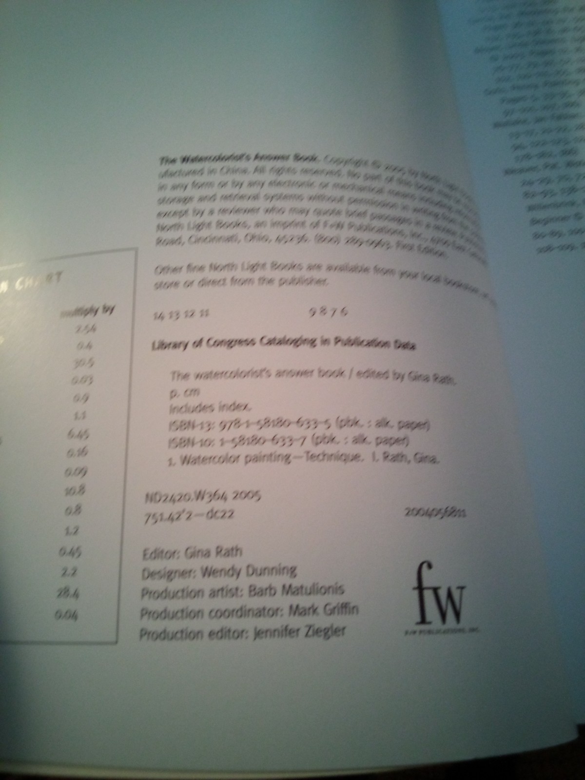 The Watercolorist’s Answer Book~425 Tips, Techniques, Solutions~Gina Rath Art