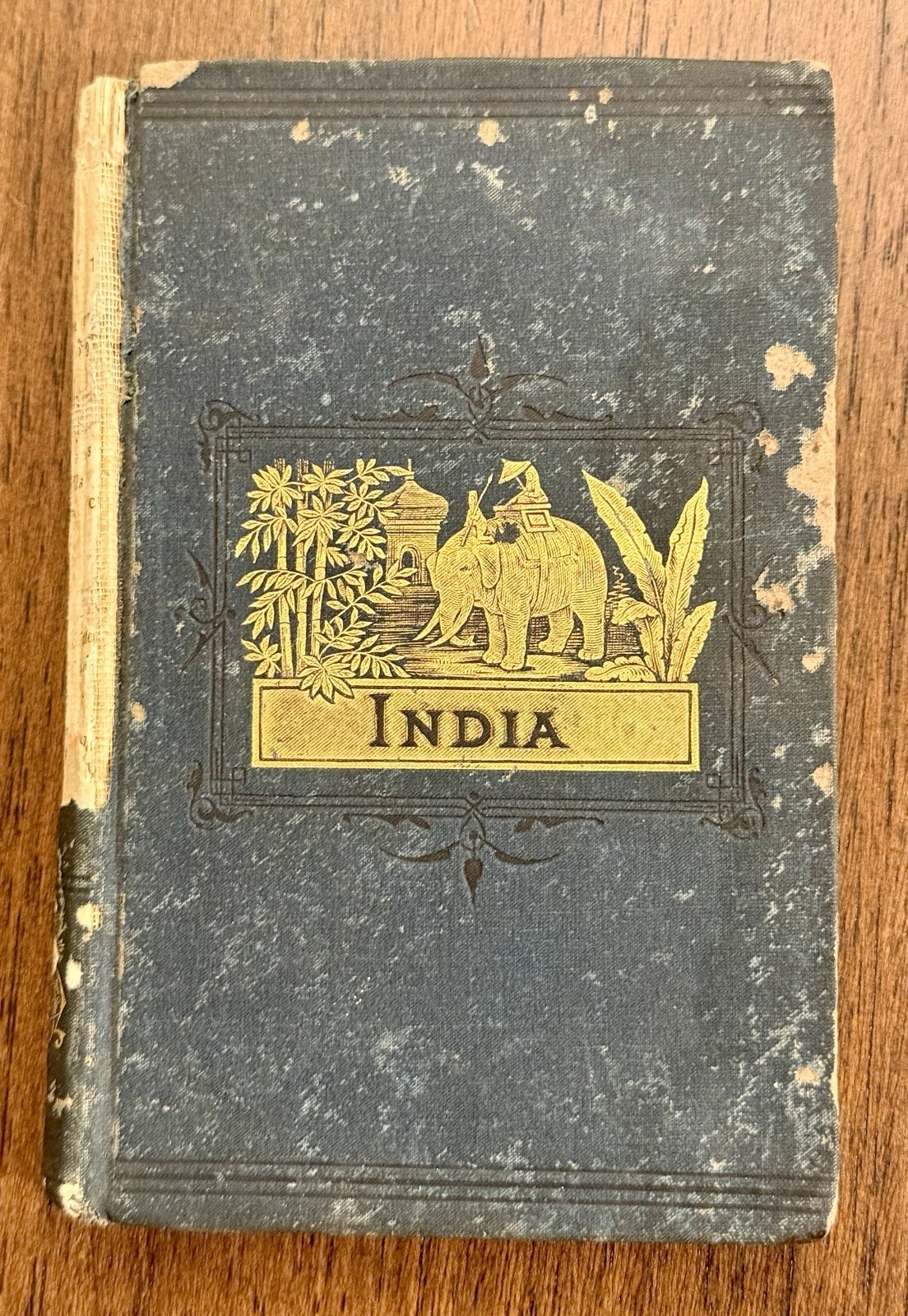 RARE 1876 India Book Illustrated History Stories Hindu Prayer Himalayas Vintage