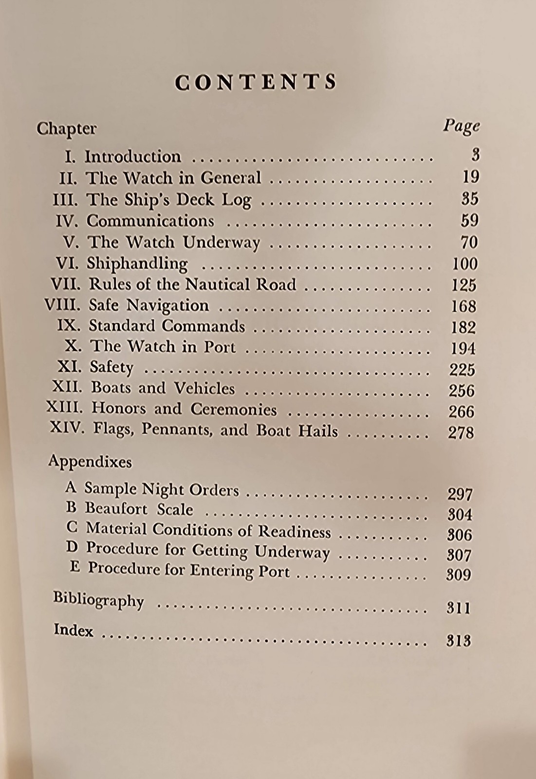 Vintage 1973 Naval Watch Officers Guide Handbook 10th Edition Second Printing VG