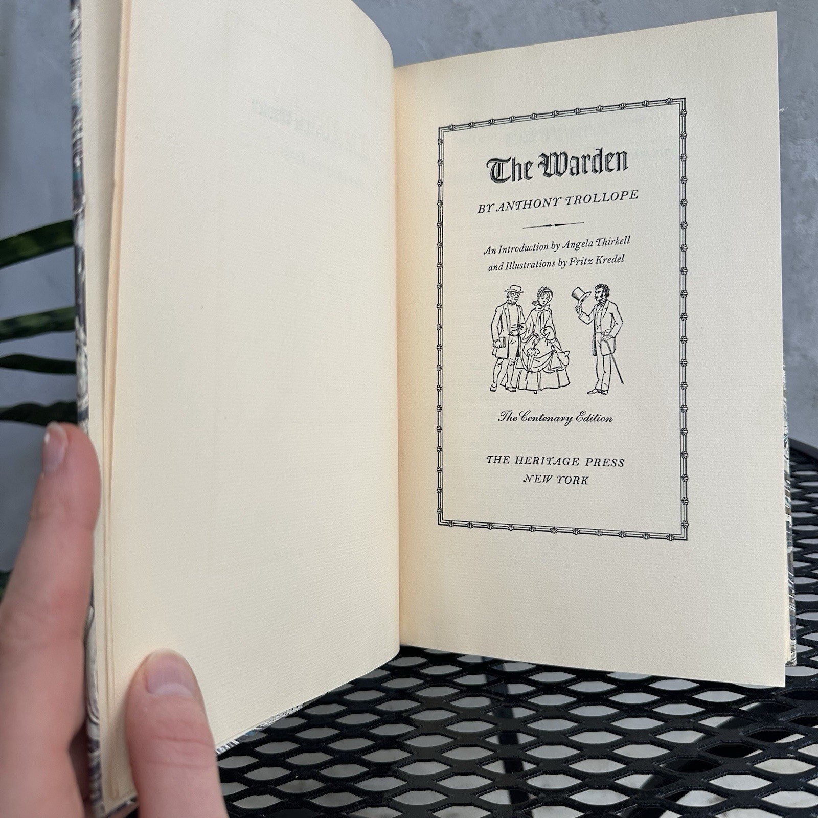 The Warden 1955 Anthony Trollope Centenary Edition Heritage Press HC Slipcase