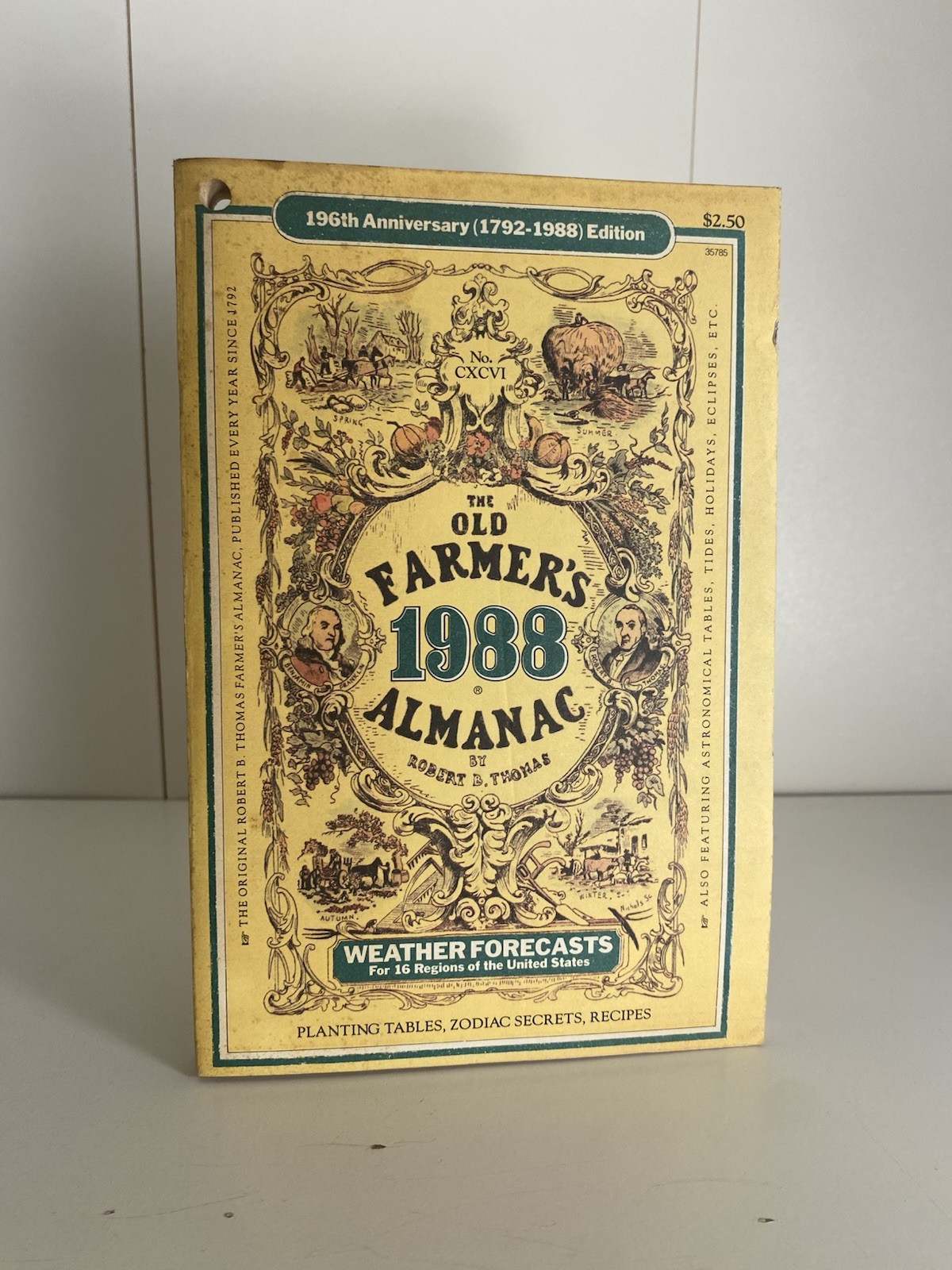 Vintage 1988 Old Farmers Almanac