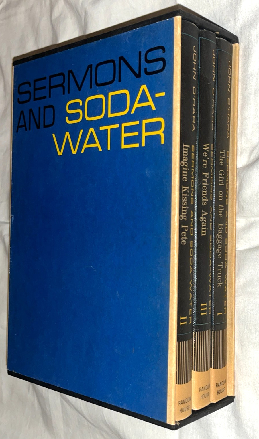 SERMONS AND SODA-WATER 3 Volume Set in Slipcase John O’Hara HC Books 1960
