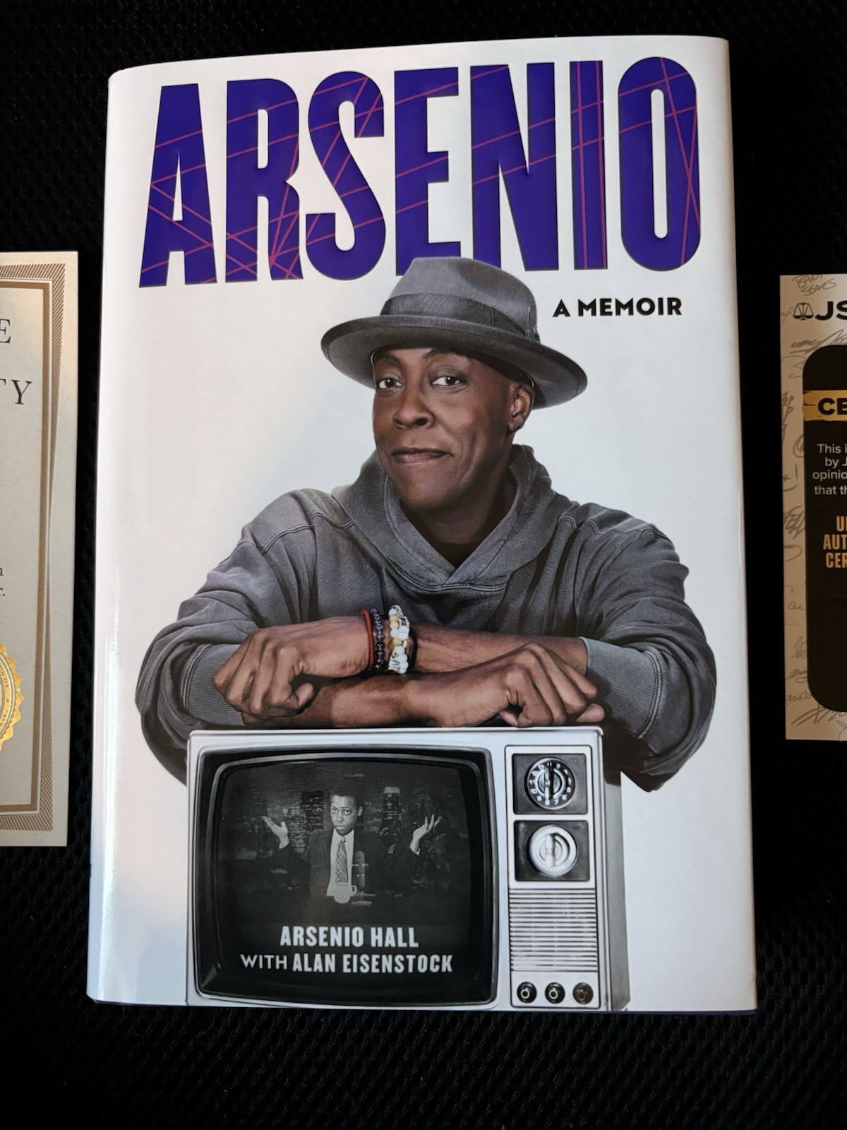 *AUTOGRAPHED* Arsenio A Memoir BRAND NEW! – JSA AUTHENTICATED