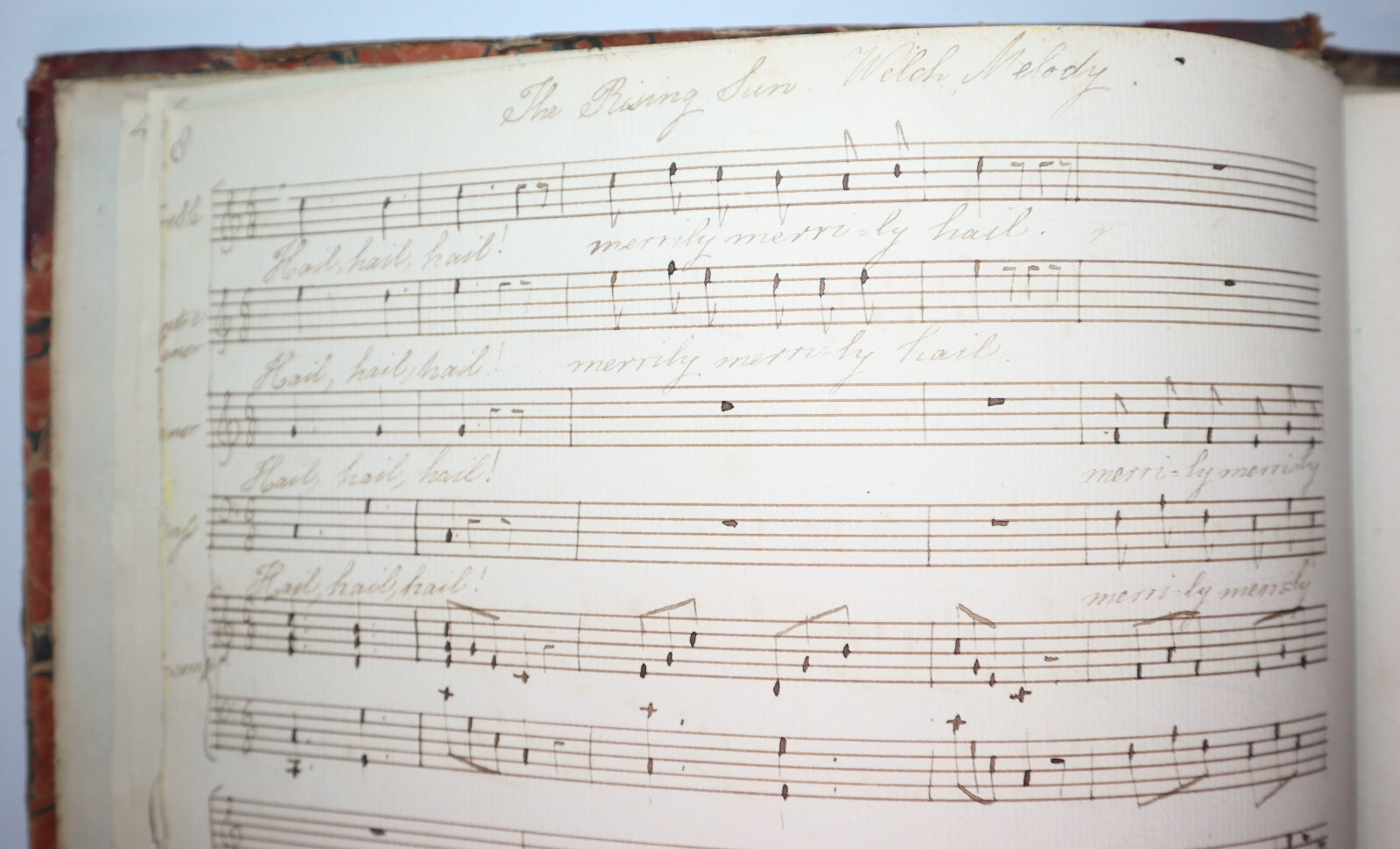 Early 1800s Music Manuscript 54 Pages Hand Written Miss M Burrough Songs
