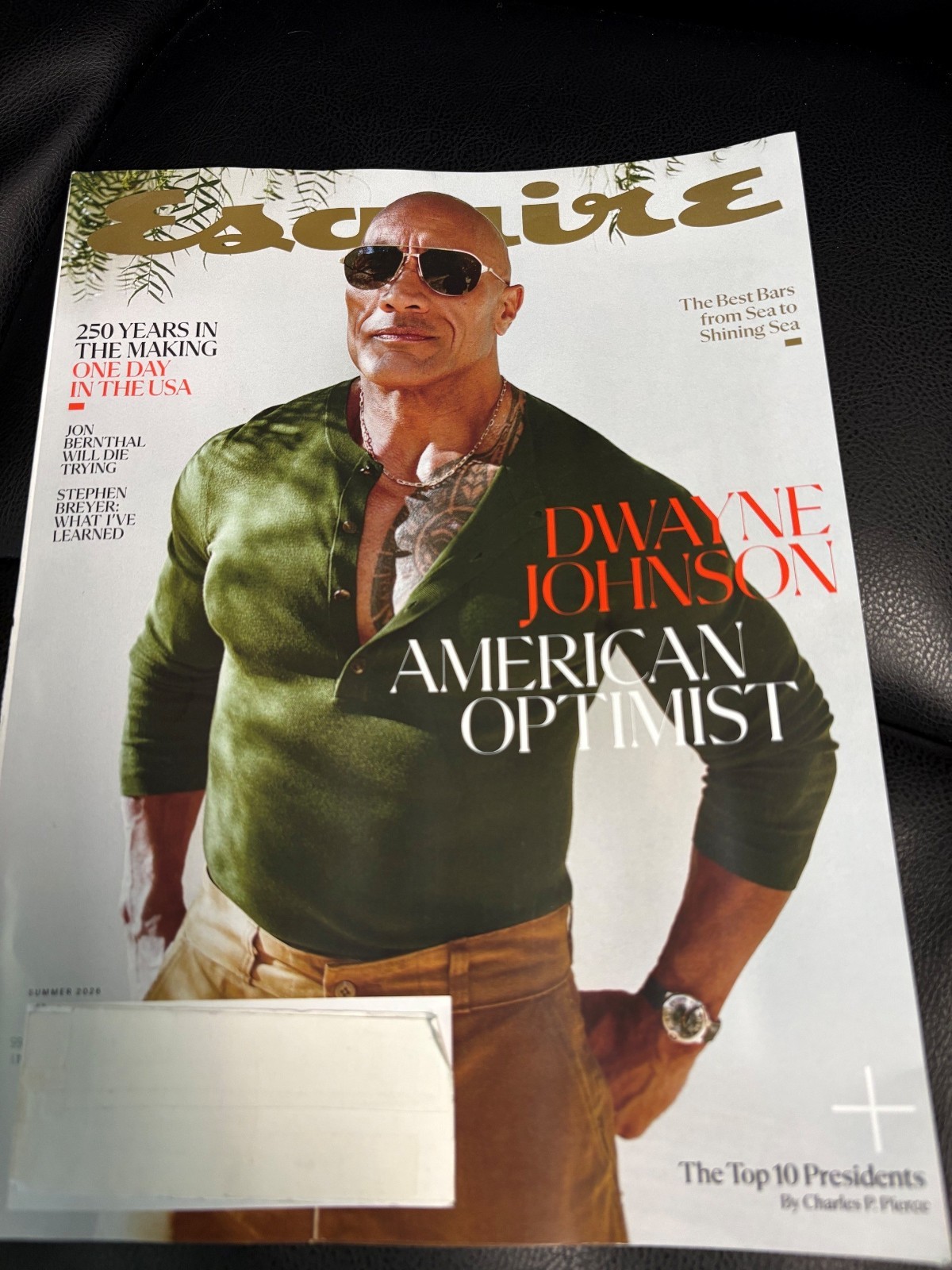 ESQUIRE Summer 2026 June Dwayne Rock Johnson $3.99 sale