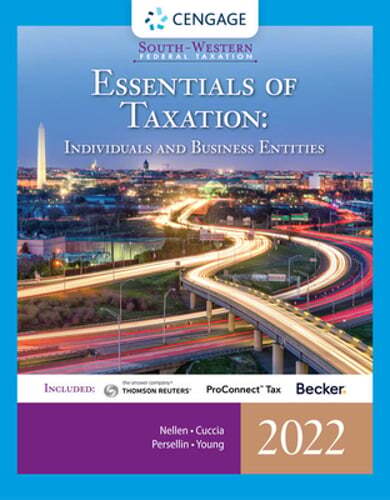 South-Western Federal Taxation 2022: Essentials of Taxation: Individuals and