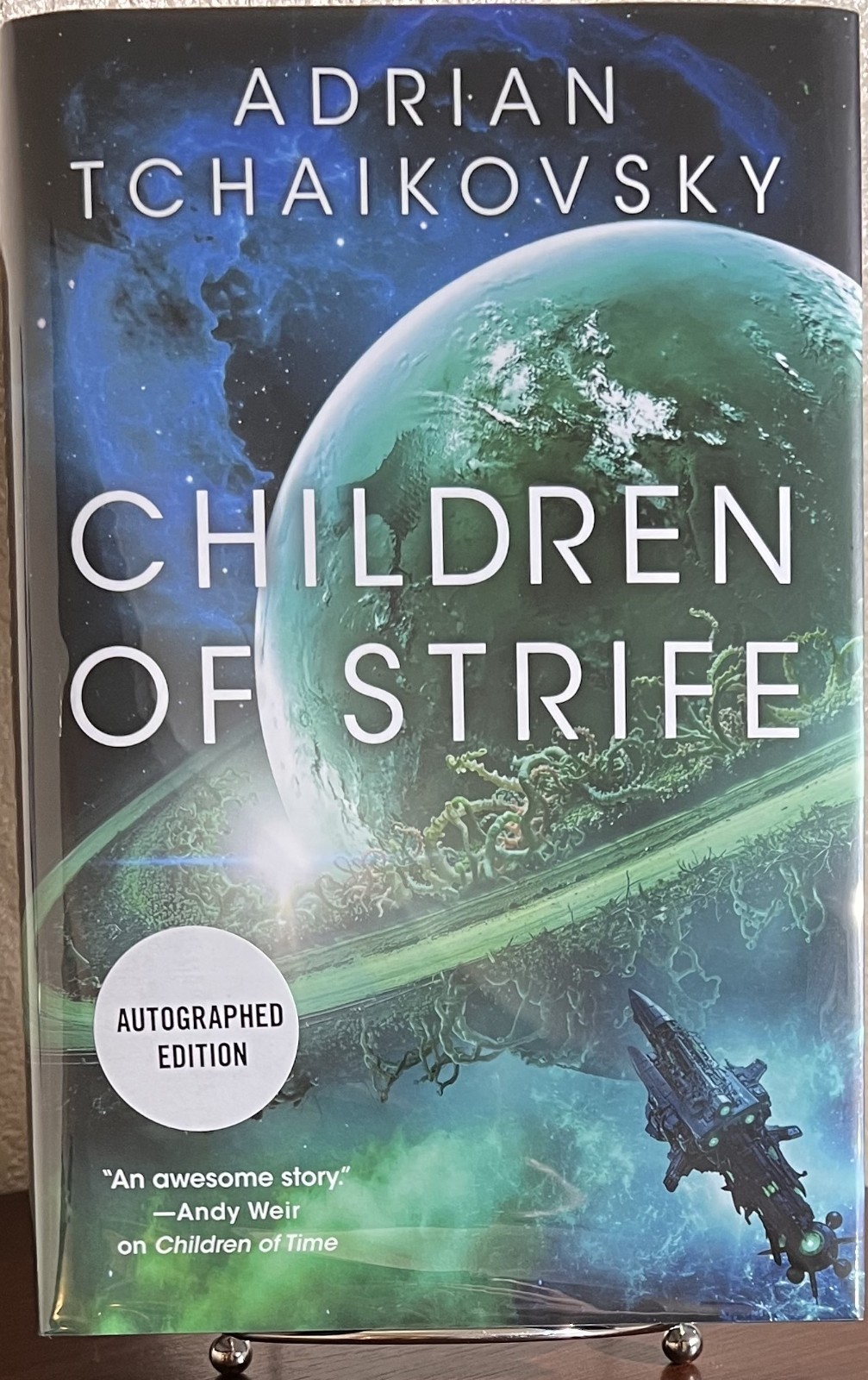SIGNED ~ CHILDREN OF STRIFE by Adrian Tchaikovsky (2026, Hardcover) 1st/1st