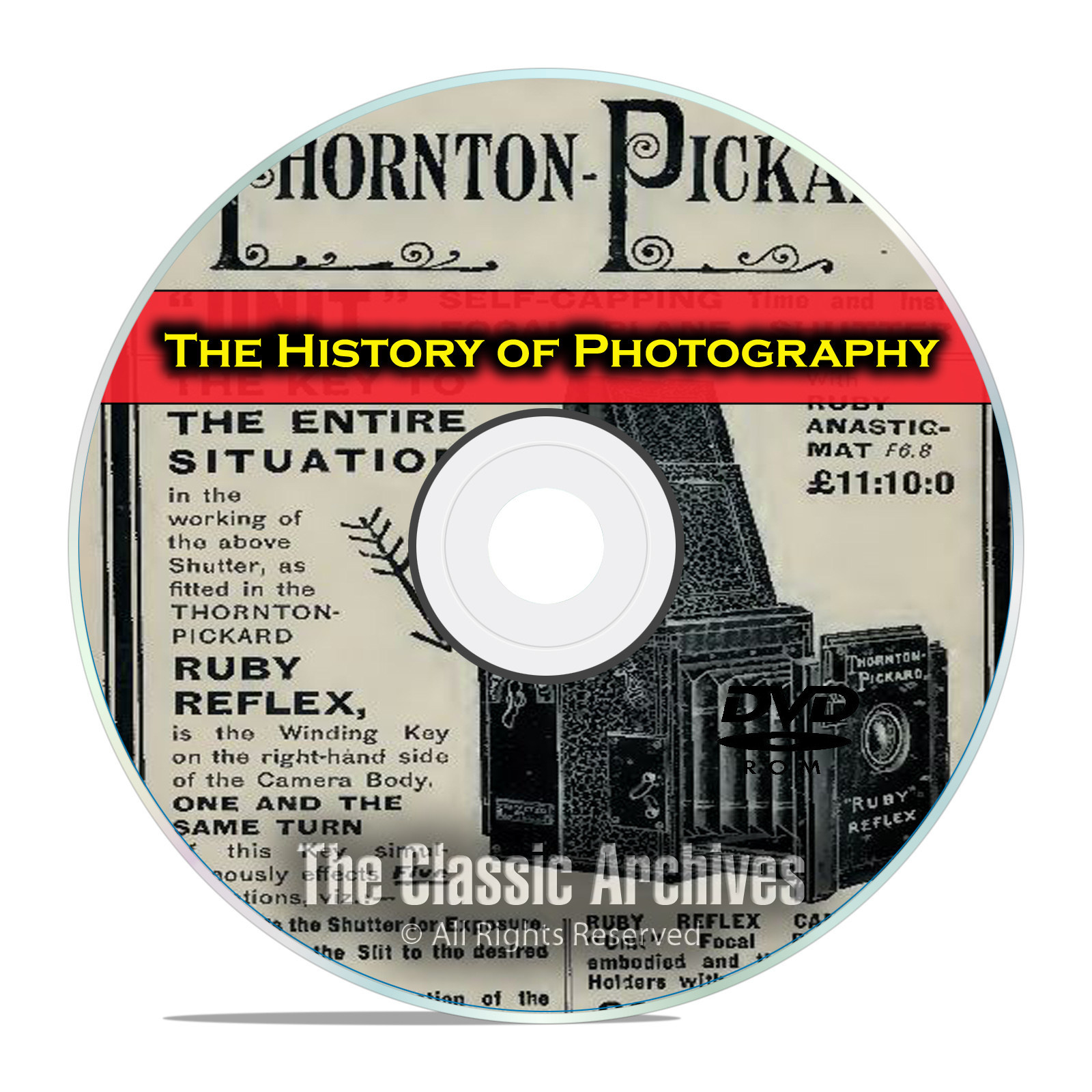 History of Photography, 214 Antique How To Books, Camera Catalogs, DVD