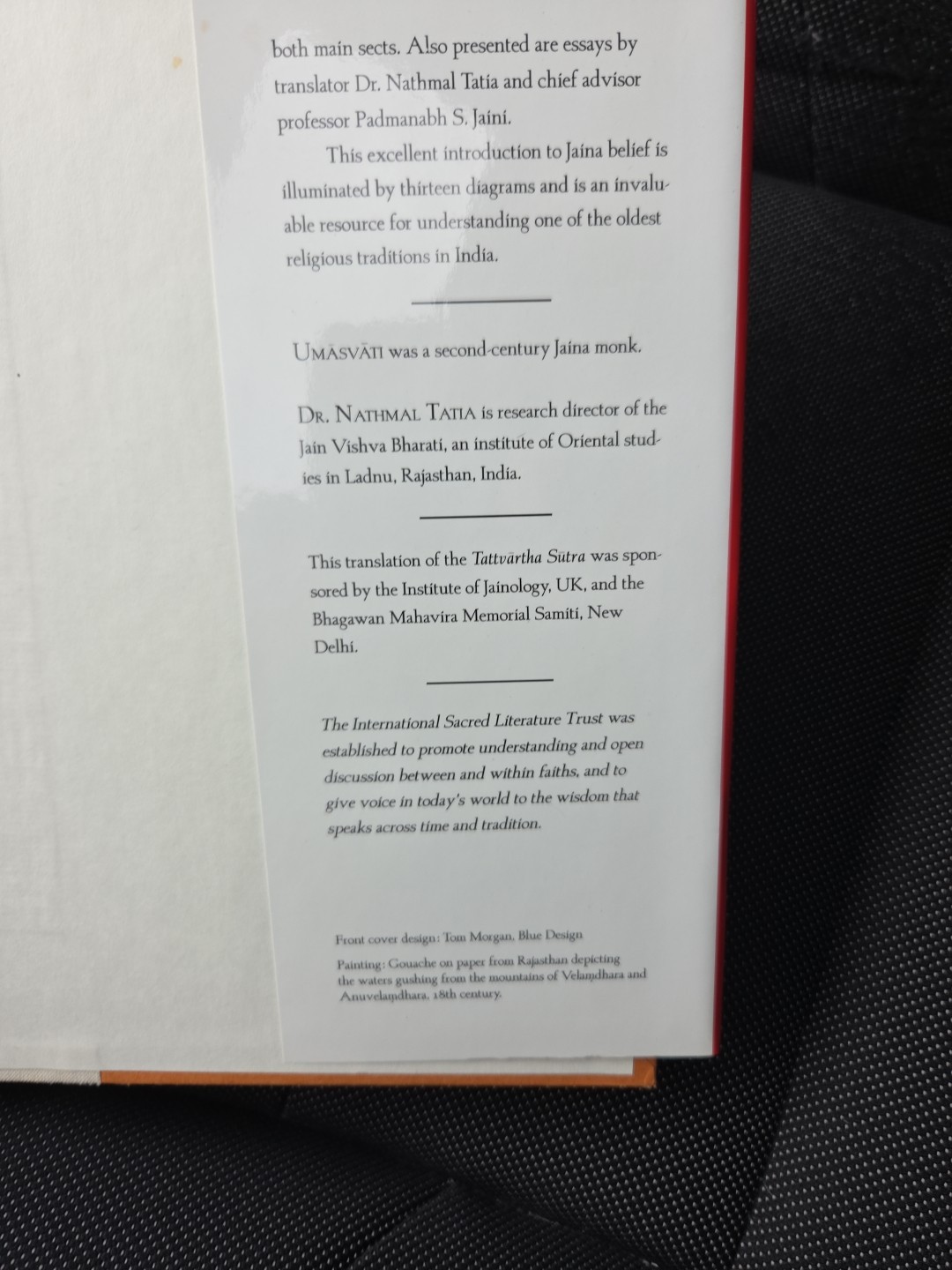Tattvartha Sutra: That Which Is (Sacred Literature) by Umasvati 1994 HCB DJ