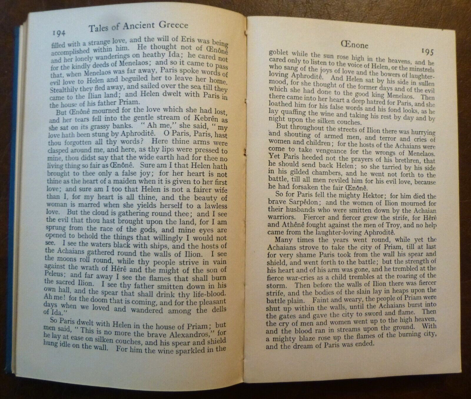 EVERYMAN’S LIBRARY TALES OF ANCIENT GREECE GEORGE COX E P DUTTON 1928 EX