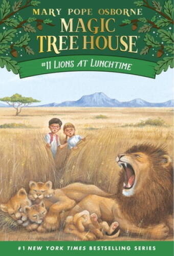 Lions at Lunchtime (Magic Tree House, No. 11) – Paperback – GOOD
