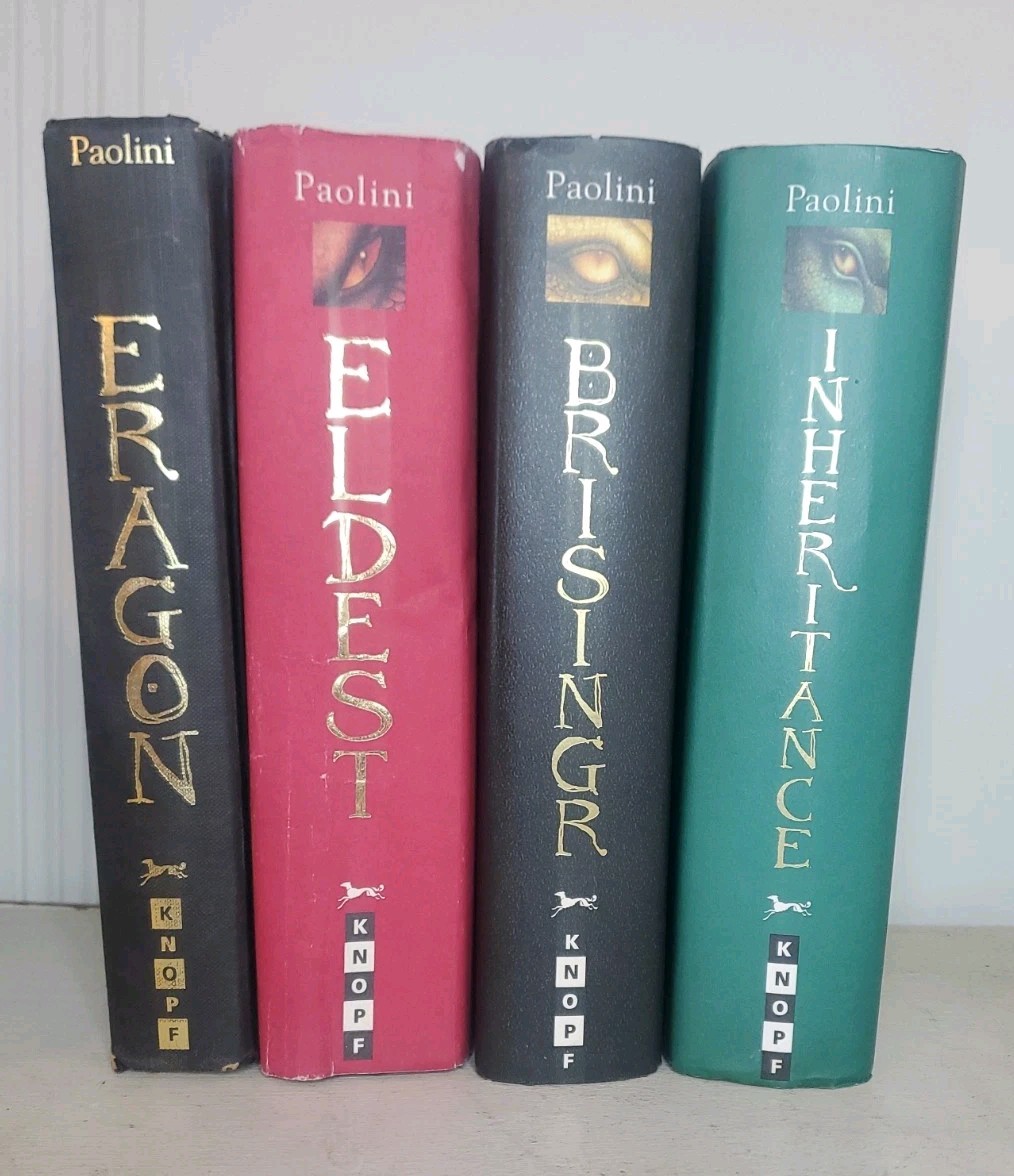 Inheritance Cycle Books 1-4 Eragon Series Hardcover Christopher Paolini Knopf