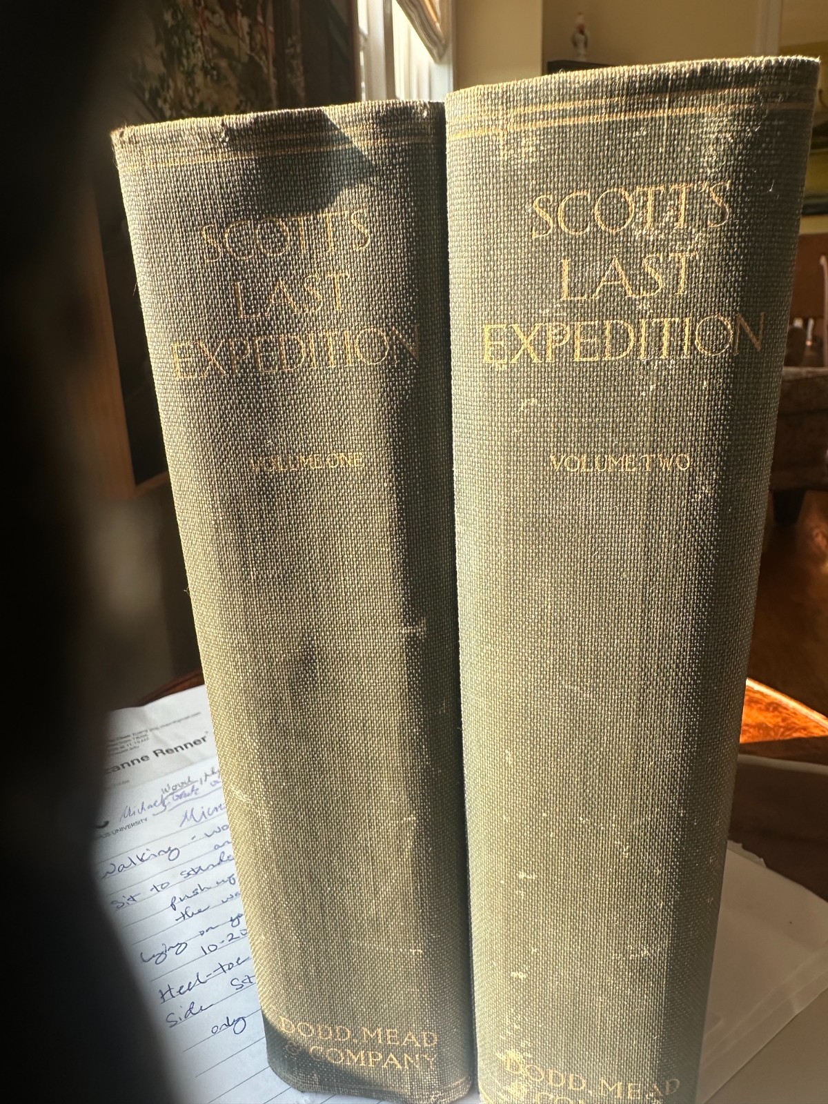 SCOTT’S LAST EXPEDITION by Capt. R.F. SCOTT Illustrated (1913) 2 Volumes