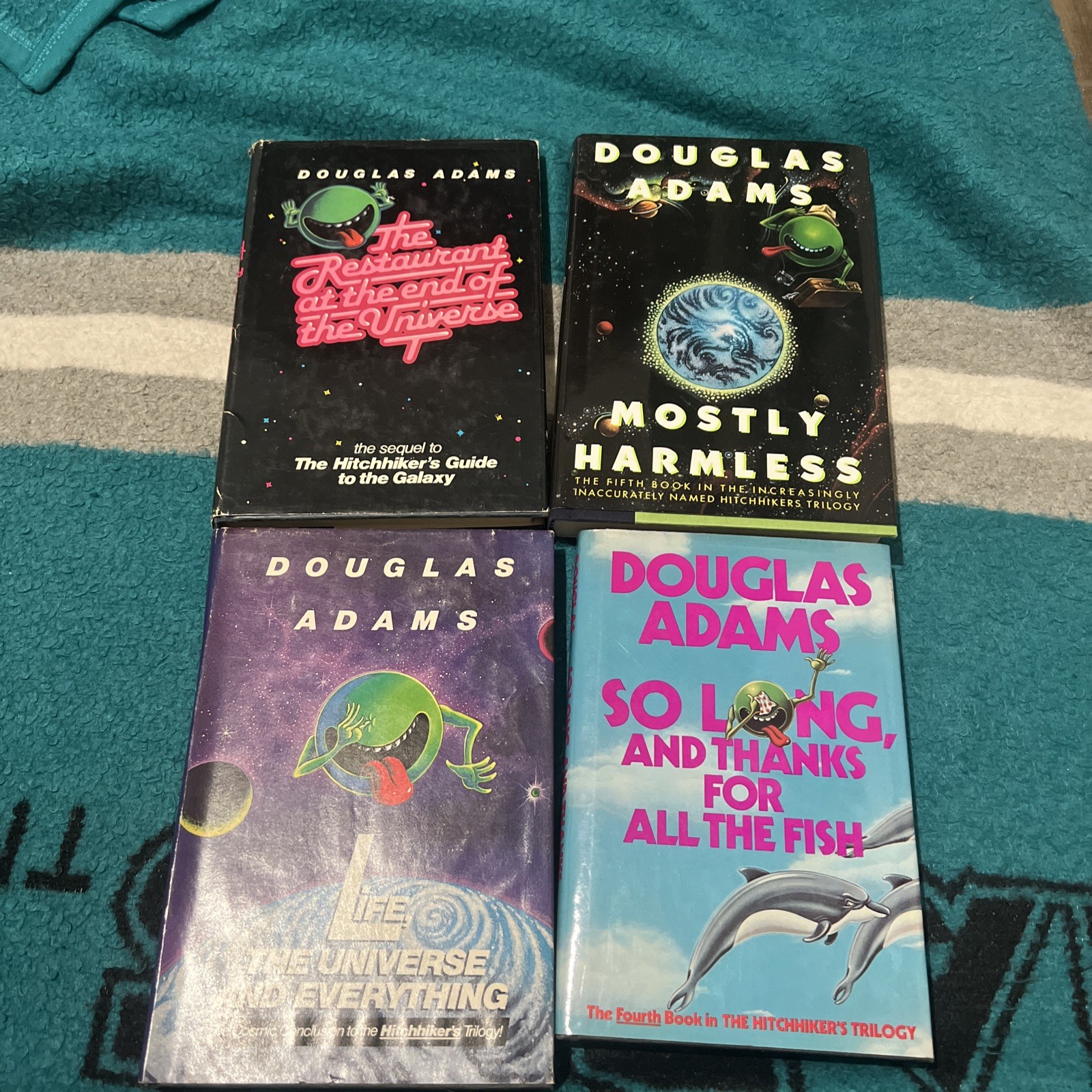 Douglas Adams Books Hardcovers Lot Of 4
