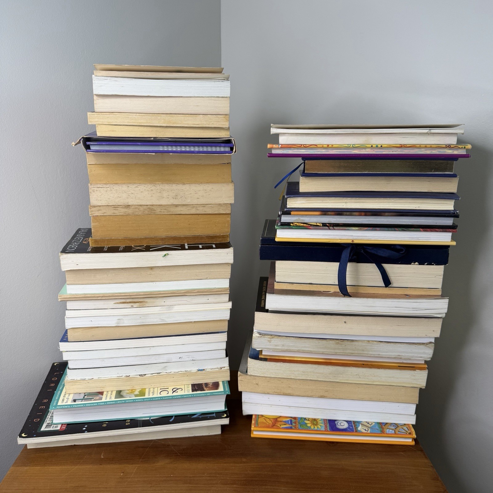 Occult Book Lot Of 50 Wiccan Witch Spell Rune Wizard Magic Voodoo Hard/Paper Mix