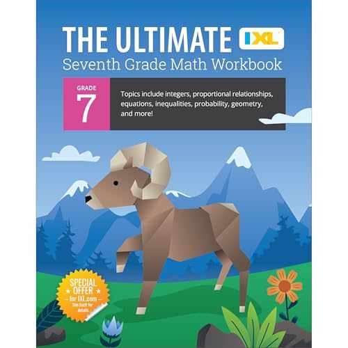 IXL The Ultimate 7th Grade Math Workbook, – Paperback, by IXL Learning – Good o