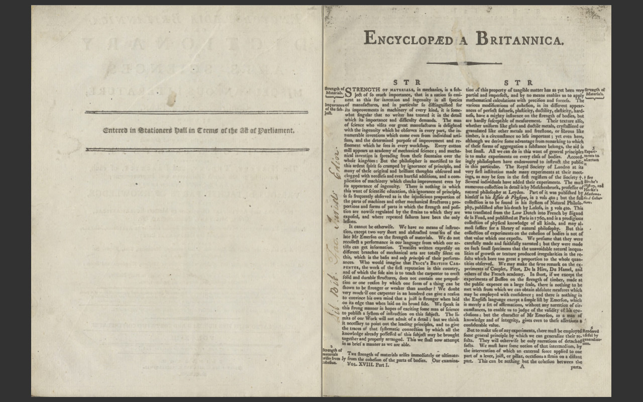 ENCYCLOPEDIA BRITANNICA, 1797 3rd Edition, all 18 Volumes, eBook on USB