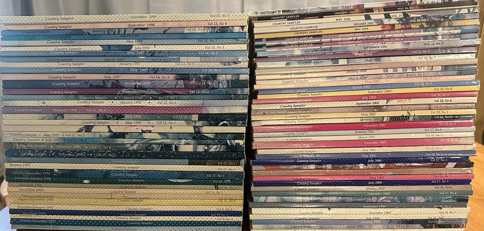 Country Sampler Magazine Lot of 75 Years 1992-2010 – Vintage + Special Editions
