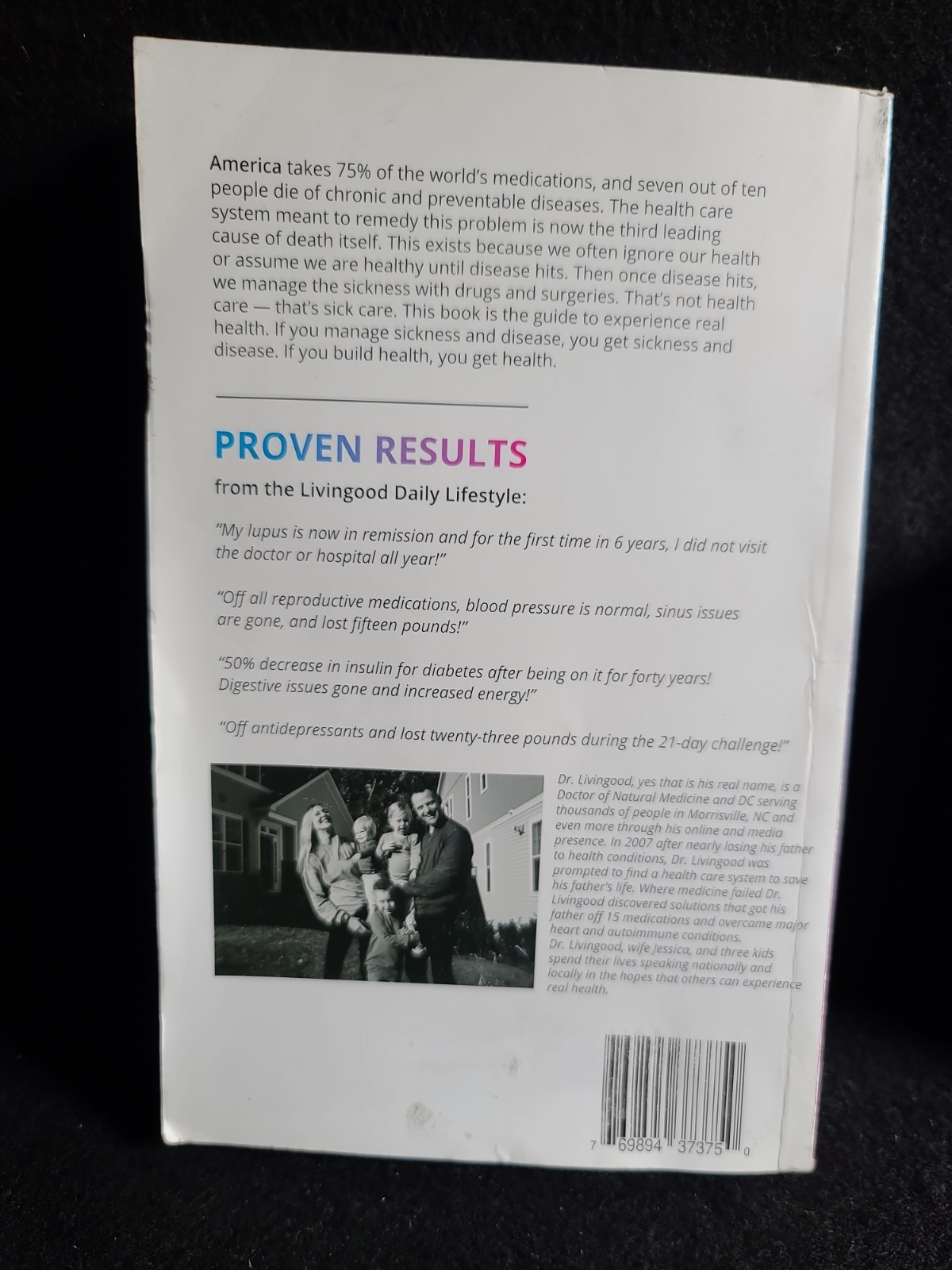 Livingood Daily 21-Day Guide To Real Health Workbook PB Dr Livingood