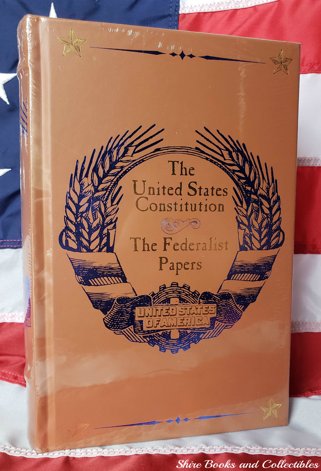 SEALED U.S Constitution of America & Federalist Papers Bonded Leather Hardcover