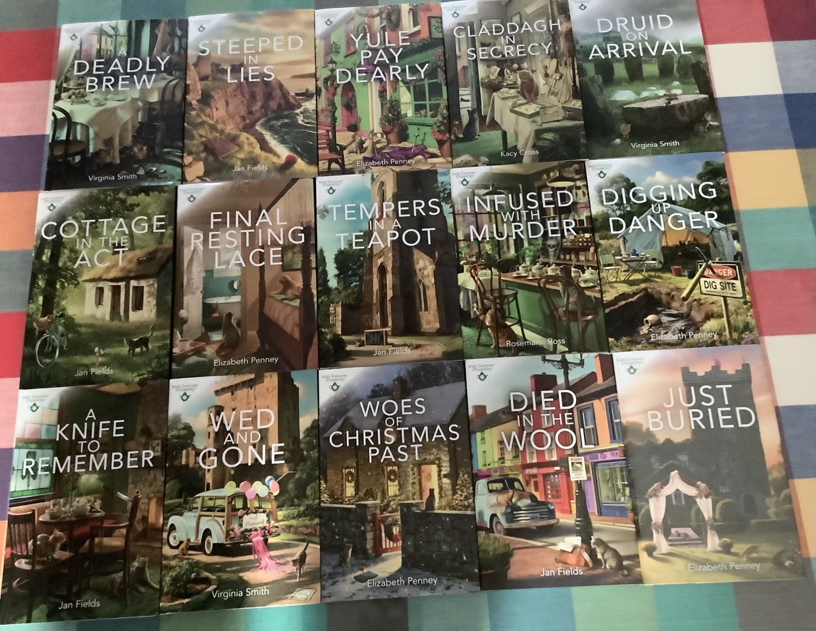 Annie’s Fiction Irish Tearoom Mysteries – Complete Set of 15 Hardcover Books