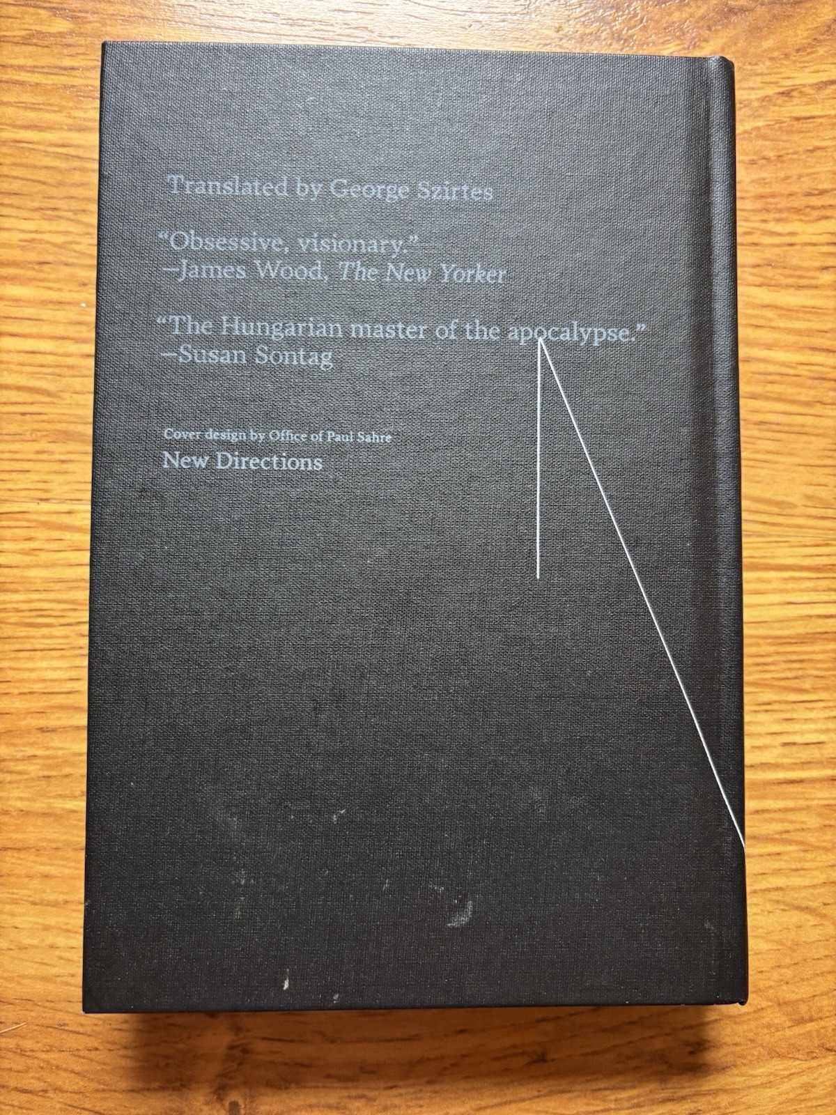 Satantango Laszlo Krasznahorkai 1st Ed 2012 HC NOBEL PRIZE WINNER New Directions