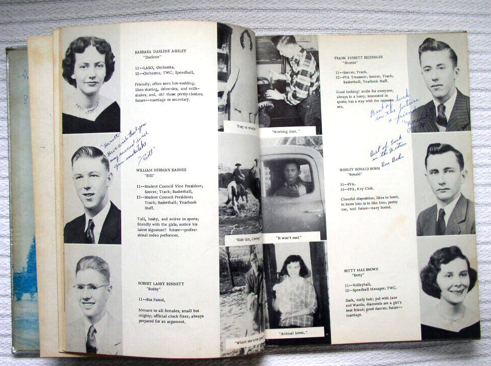 The Torch 1955 Mount Airy Md High School Yearbook – 29 Pages of advertising