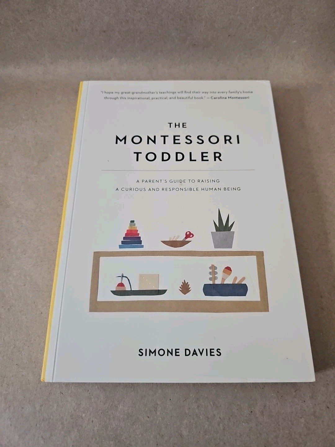 The Montessori Toddler Simone Davies Paperback Book 2019
