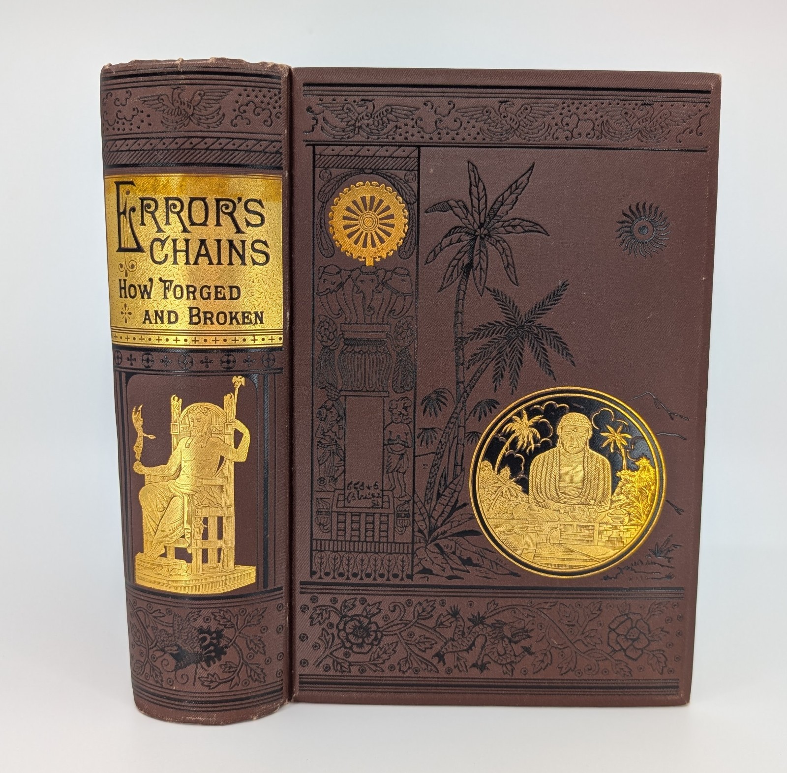 Error’s Chains: How Forged and Broken 1884 Antique Victorian Occult History Book