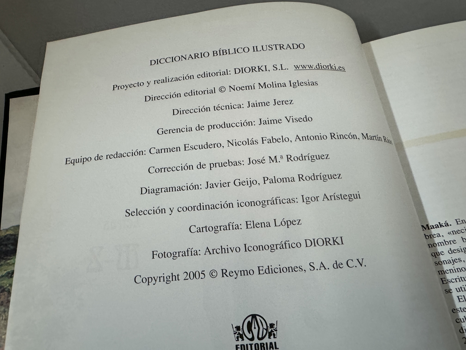 Diccionario Biblico Ilustrado Reymo Tomo 1,2,3 2005 Spanish Edition Hardcover