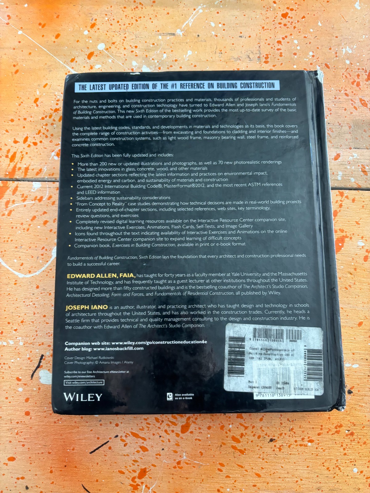 Fundamentals of Building Construction : Materials and Methods by Joseph Iano
