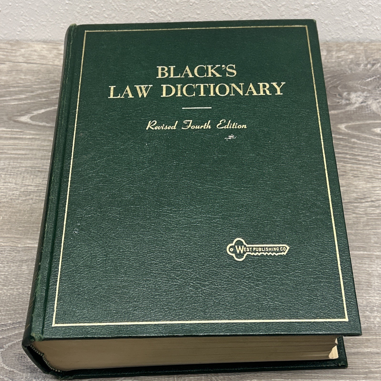 Black’s Law Dictionary Revised Fourth Edition (1968) Hardcover