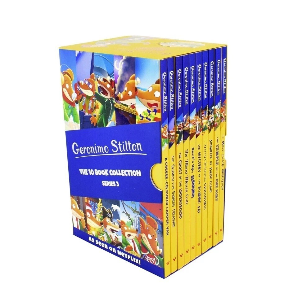 Geronimo Stilton 10 Books Series 3 Children Collection Pack Paperback Box Set