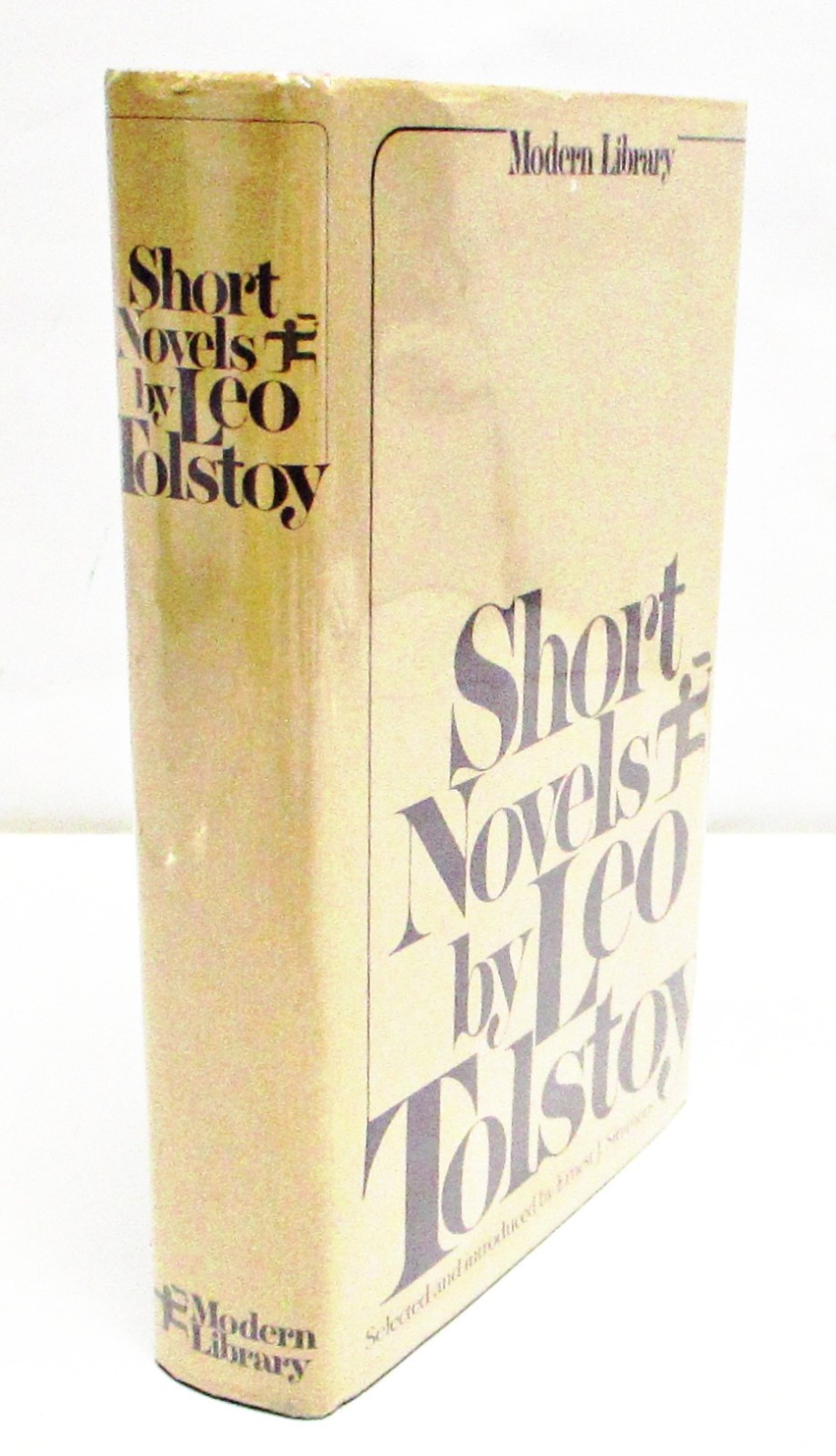 SHORT NOVELS by LEO TOLSTOY HCDJ MODERN LIBRARY
