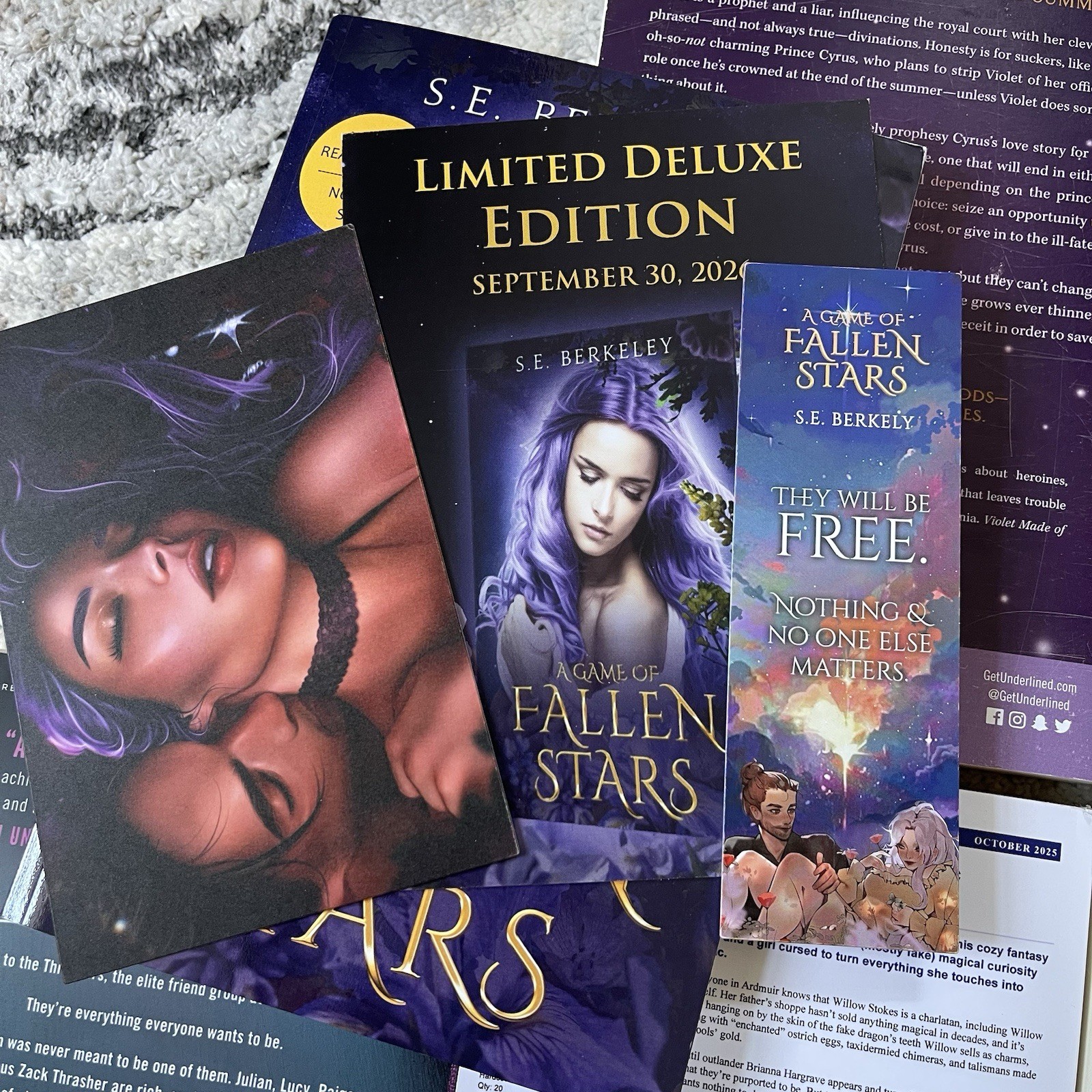 Fantasy/Romance/YA ARC Bundle Advance Reader Copy Julie Soto Ally Carter