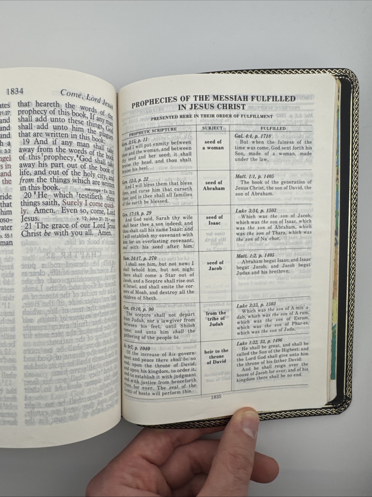 Nelson Giant Print Bible KJV Bonded Leather (Open Box) 544 Black -SHIPS FREE!