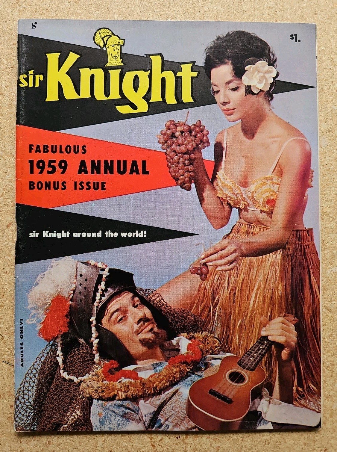 SIR KNIGHT Magazine 1961 Annual Bonus Issue, PIN-UP & Glamour, Ziva Rodann, VG