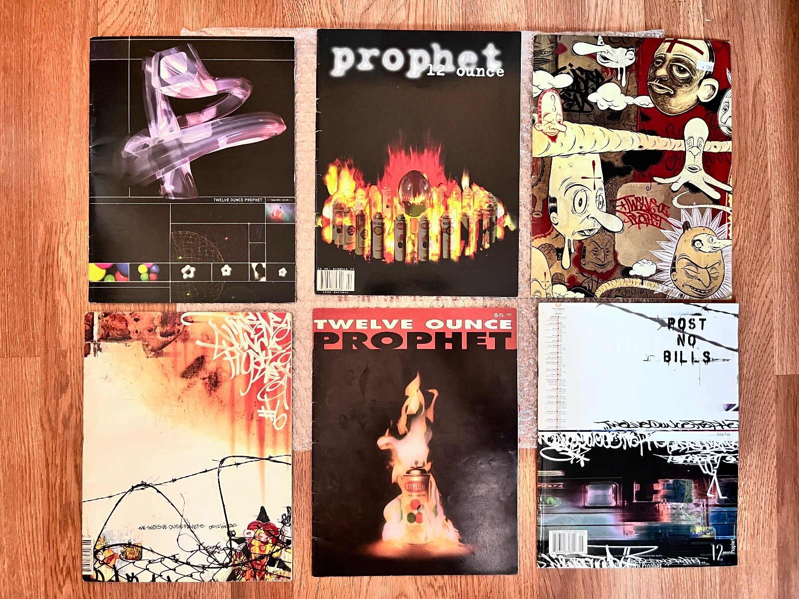 12 Oz Prophet Graffiti Magazines- Complete Collection-RARE