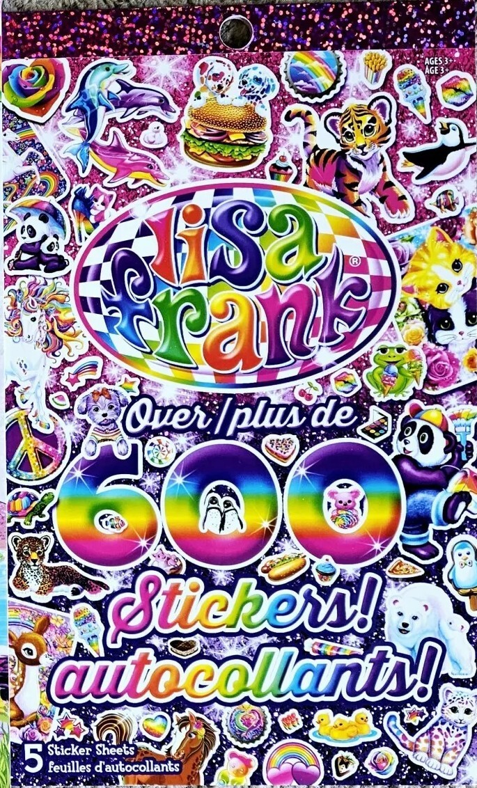 Lisa Frank Ultimate Gift Set Jumbo Coloring & Activity Books Plus 600+ stickers!