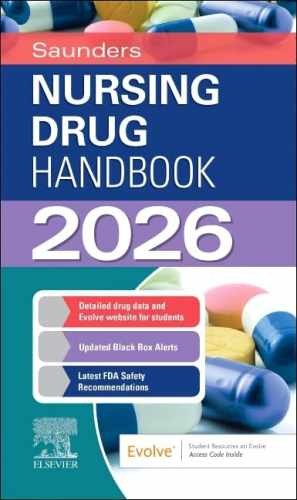 Saunders Nursing Drug Handbook 2026 – Paperback, by Kizior BS RPh Robert; – New