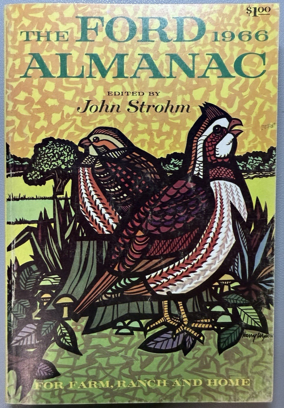 The Ford 1966 Almanac (Golden Press, Ford Motor Company) Edited by John Strohm