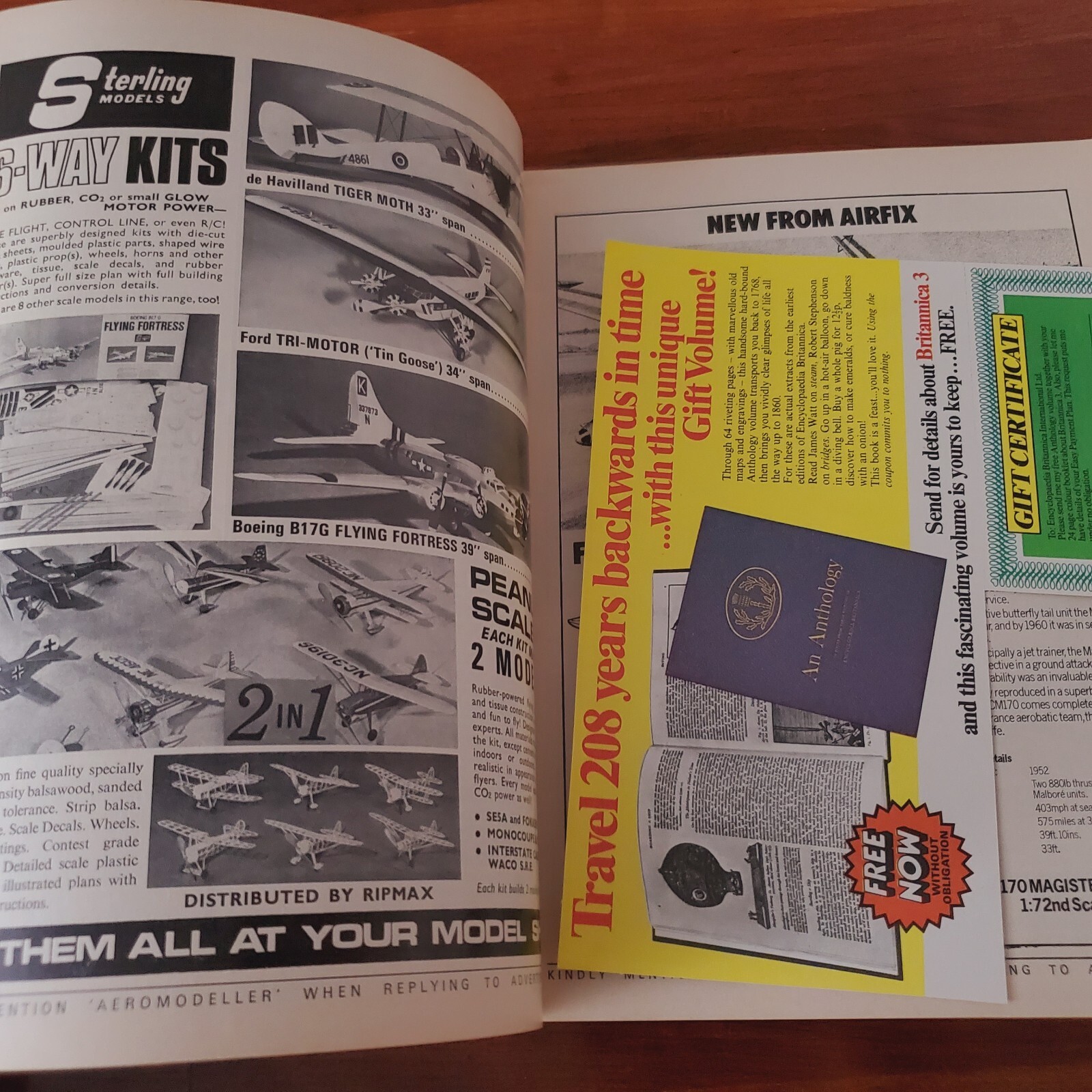 1977 FEB – AERO MODELLER SCALE TOPICS ELECTRIC POWER SYSTEM VINTAGE MAGAZINE