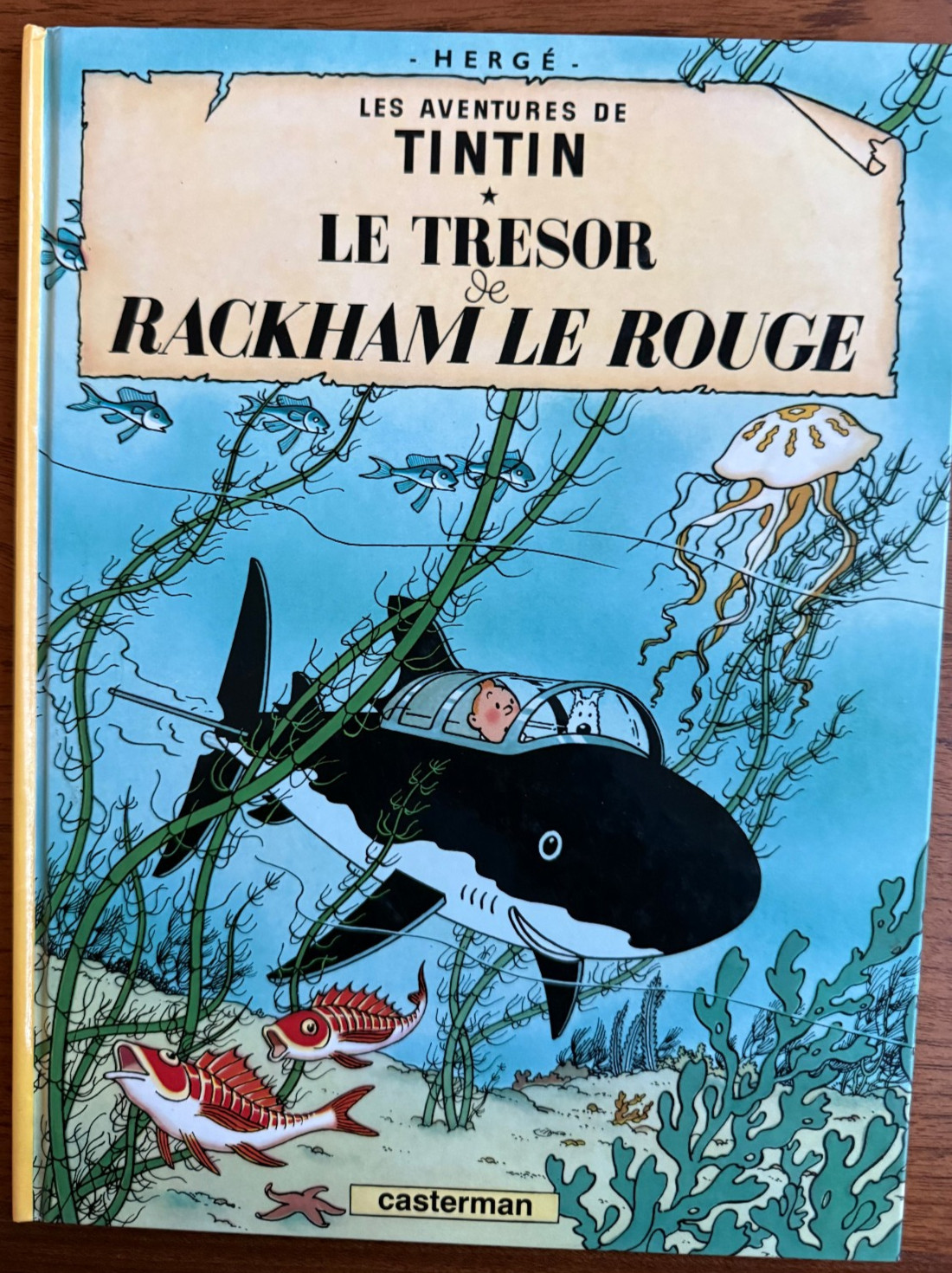 Hergé Les Aventures de Tintin Le Trésor de Rackham Le Rouge NEW French