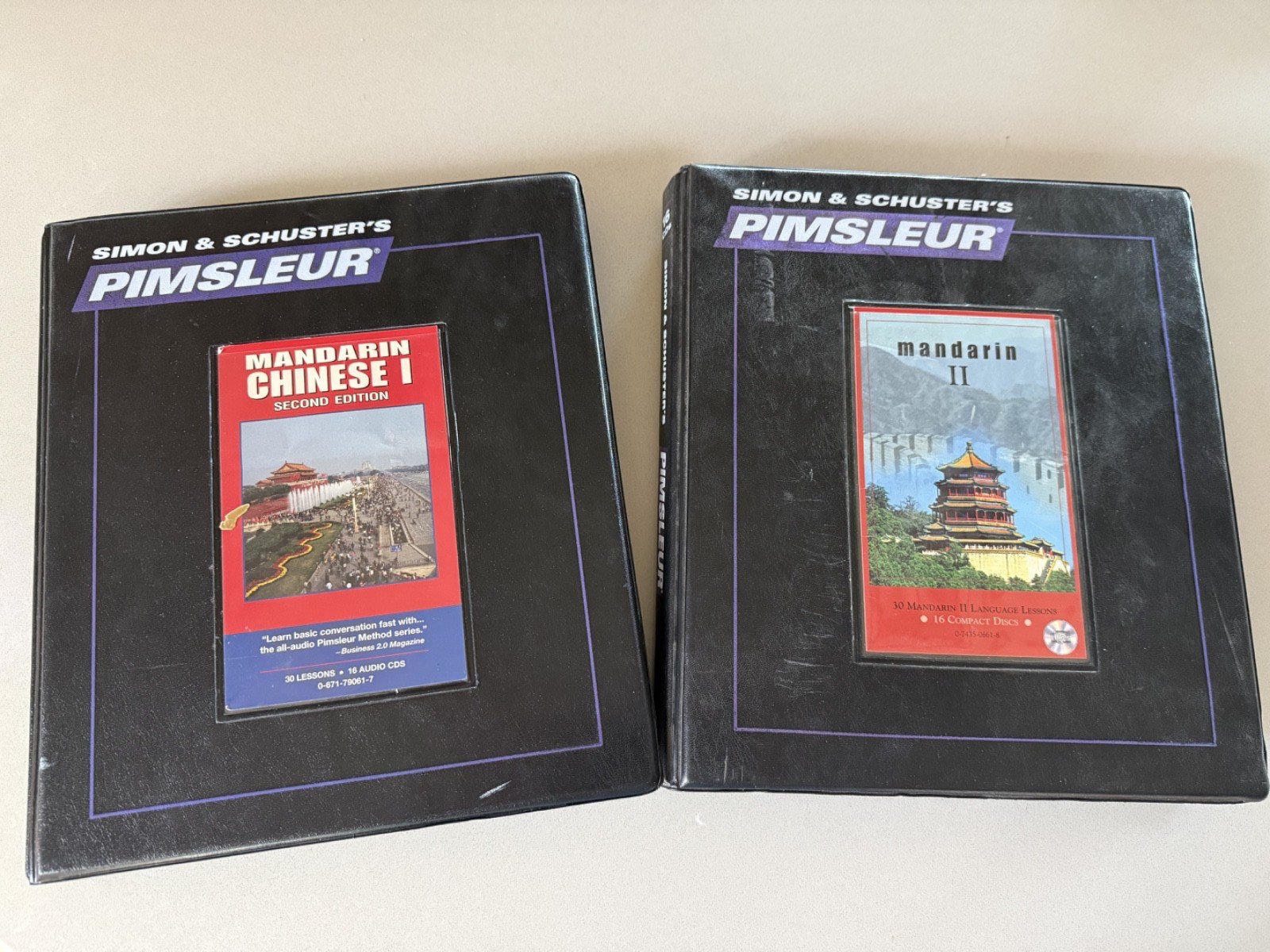 Pimsleur Mandarin Chinese Level 1 and 2 Audio CD Course, 60 Lessons / 32 CD’s